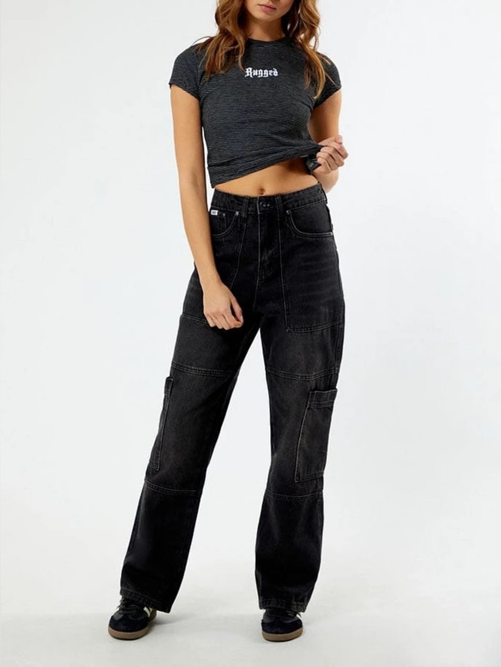 Ragged Priest straight leg Combat Jeans - 28 - New